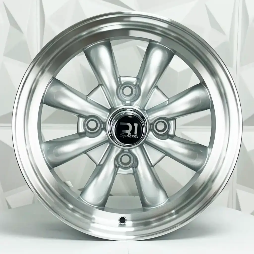 RIN 15X5.5 4-130 R1 SPORT A816 MACHINE SILVER LIP ET19.7 CB88.7