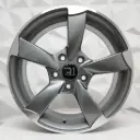 RIN 17X7.5 5-100 R1 SPORT L357 GUNMETAL MACHINE LIP* ET35 CB73.1