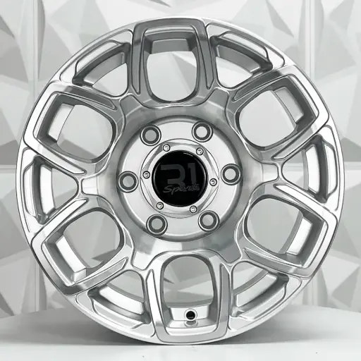 [FF167547] RIN 16X8 6-139.7 R1 SPORT ULF-S04 FLOW FORM SILVER MACHINE FACE ET0 CB106.1